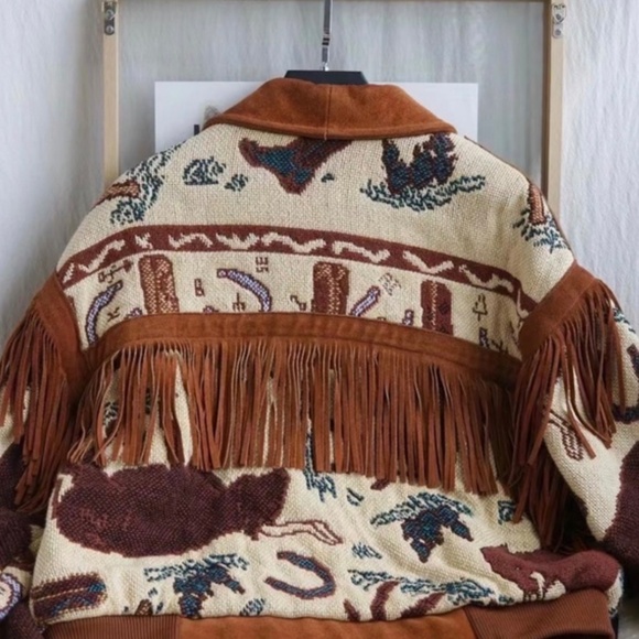 Vintage pioneer wear leather coat - Picture 4 of 5